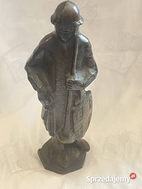 Figurka woja z brązu Kraków sprzedam