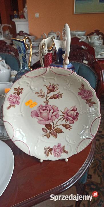 Patera Roschtzer Porzellanfabrik Unger Schilde Gdańsk