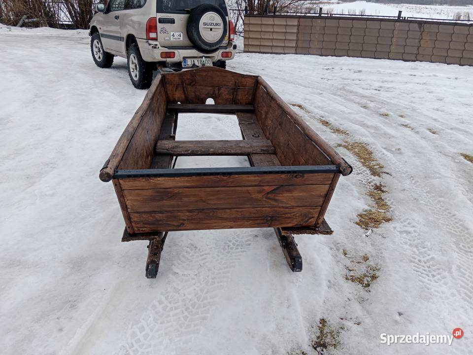 Sanie konne z dyszlem kulowym Kocudza Pierwsza