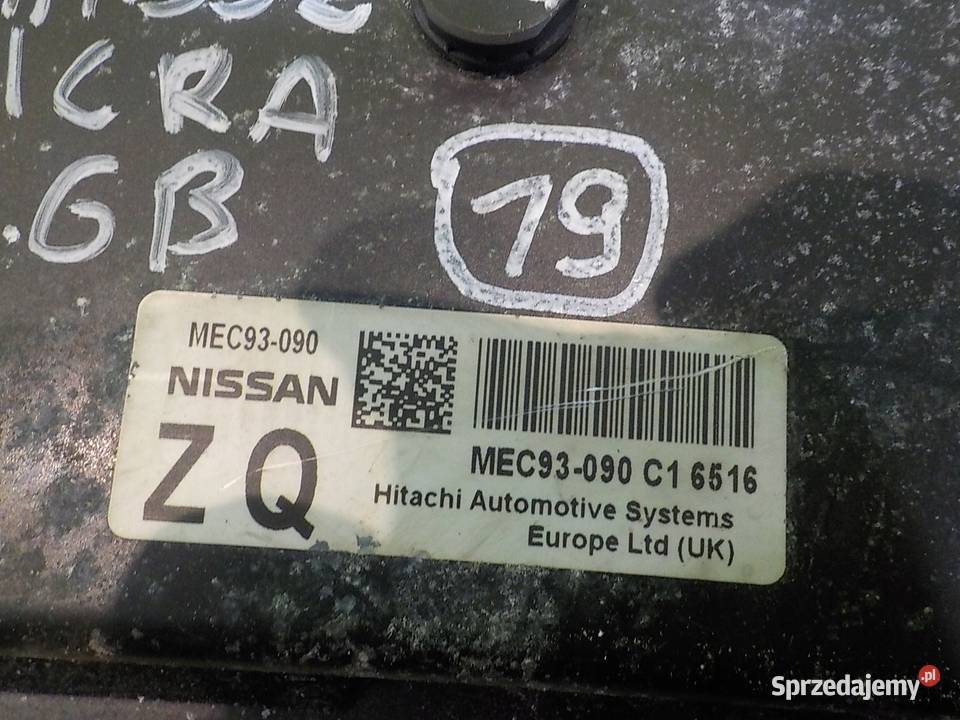NISSAN MICRA K12 LIFT CC 16 B 07r sterownik Suków