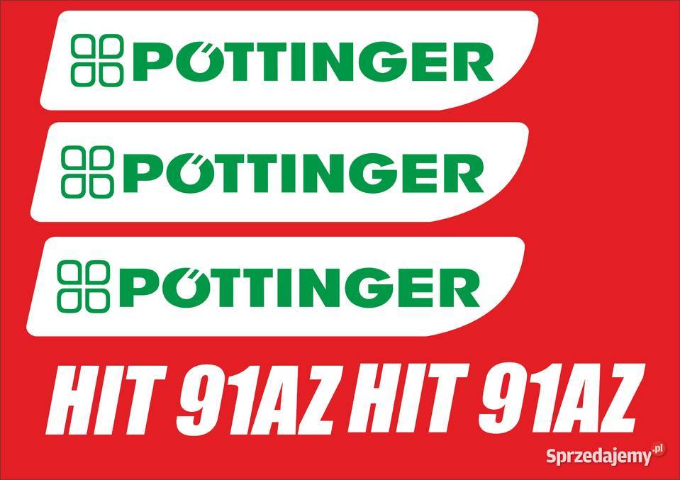 Naklejki pottinger hit 91az zamienniki Laskowice