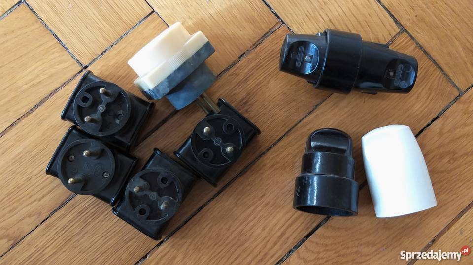 Rozgałęziacz bakelit retro i końcówki Warszawa