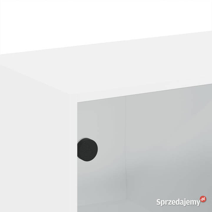 Szafki wiszące 2 szklane drzwi białe 685x37x35 mazowieckie Warszawa