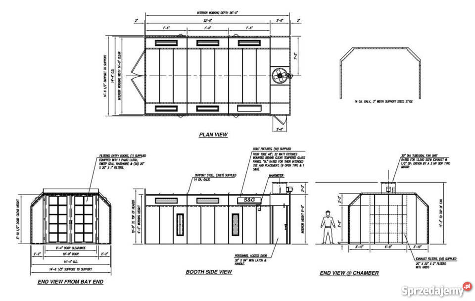 Komora kabina lakiernicza NOWA Bydgoszcz