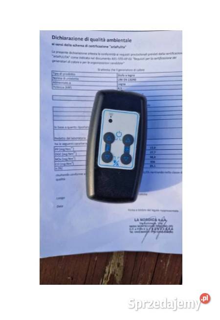 La Nordica Wanda piec kominek BIAŁY AUTOMATYCZNY Katowice