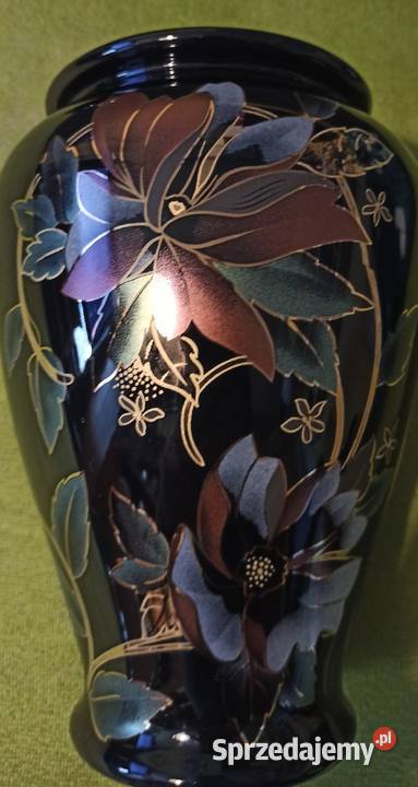 Wazon z pokrywą ceramika włoska Decor Exclusiv Porcelana i szkło śląskie