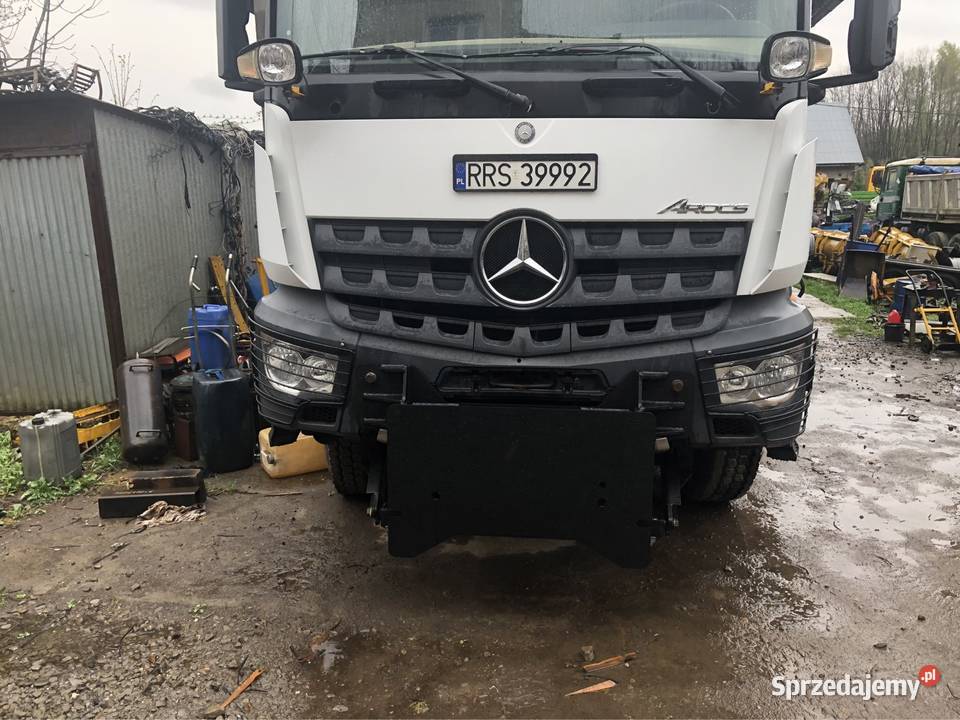 Mercedes Arocs 2014 euro 6 4x4 schmidt 6m3 pług Ropczyce