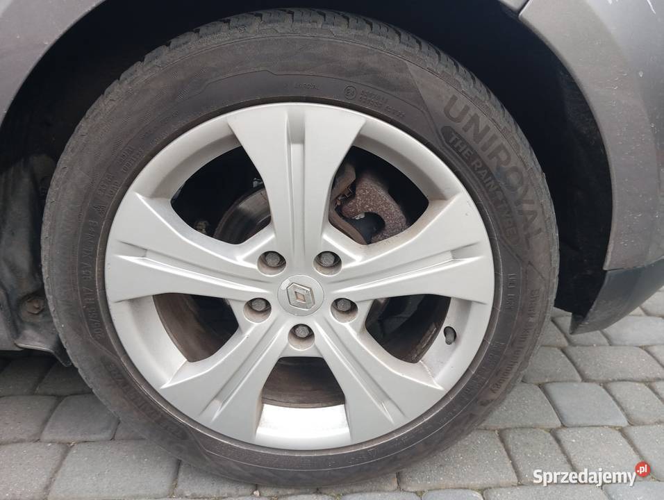 Alufelgi 17 z oponami renault Scenic Wieliczka
