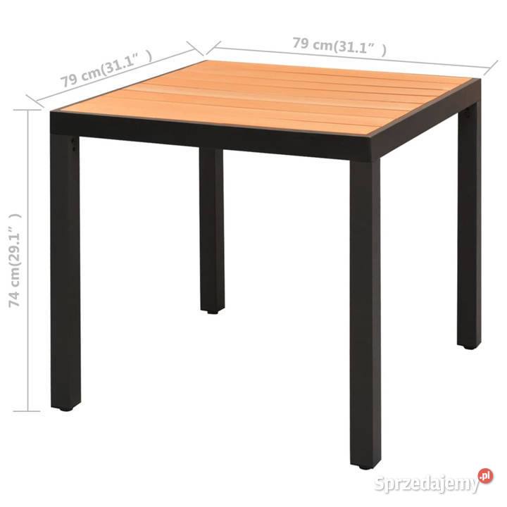3częściowy zestaw mebli ogrodowych rattan PVC Warszawa