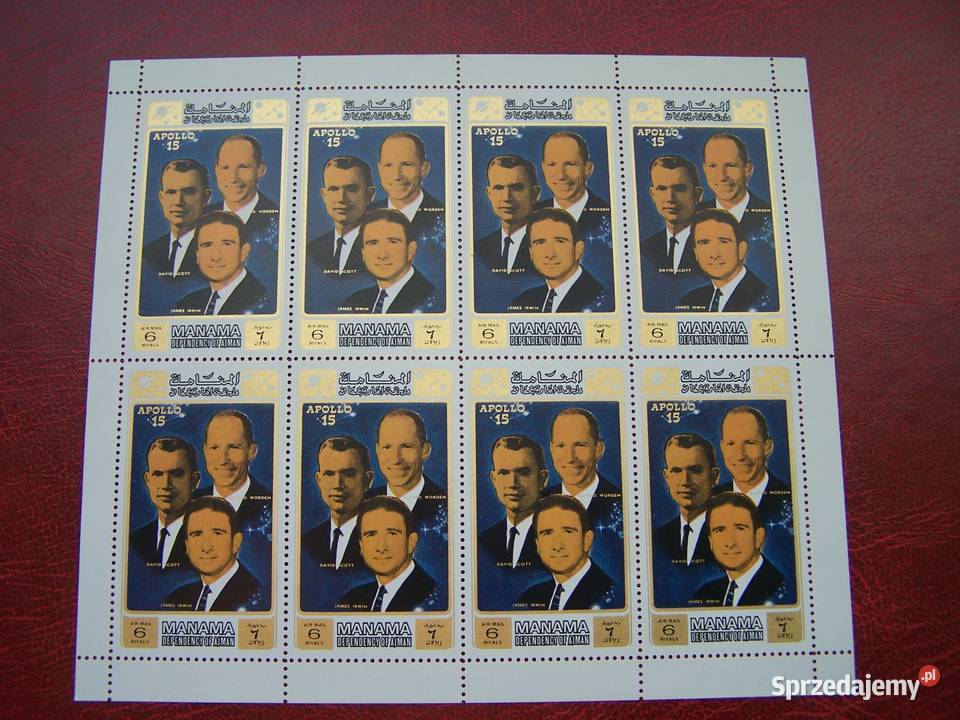 Manama 1971 MNH Kosmos Apollo 15 Tychy