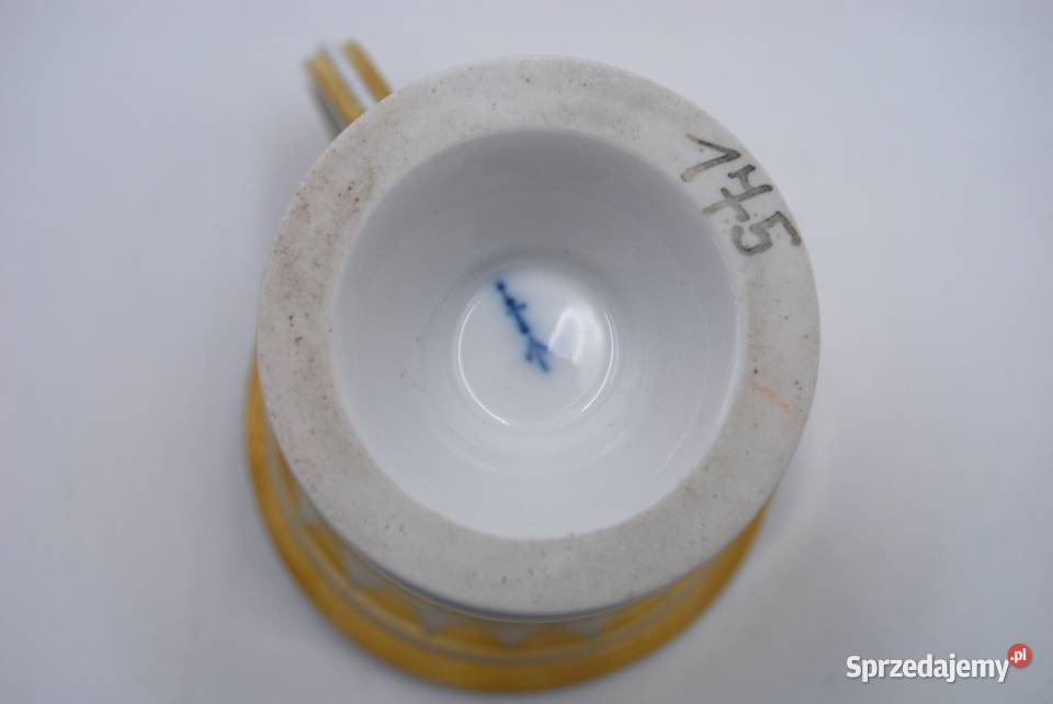 Porcelana KPM zestaw duo filiżanka ze spodkiem I Poznań