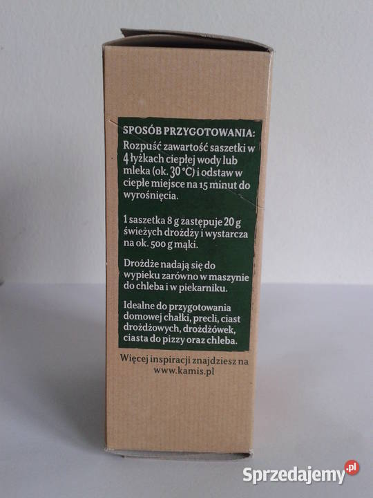 Kamis DROŻDŻE SUSZONE w saszetkach 6 x 8 g do Wołczyn