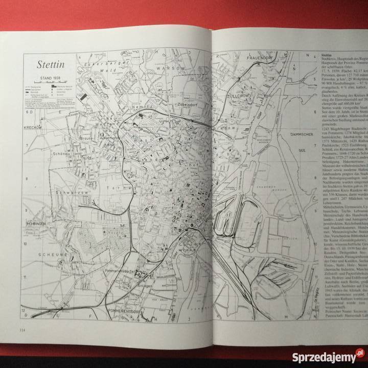 Stdte Atlas Pommern Szczecin sprzedam