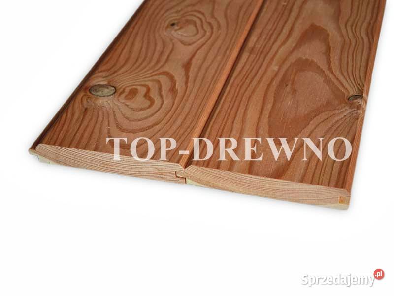 BOAZERIA modrzewiowa deska elewacyjna podbitka Poczesna