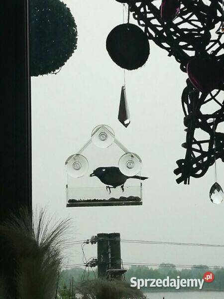 karmnik na szybę szyby przezroczysty akryl Warszawa