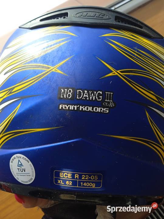 Kask HJC Helmets XL niebieski podkarpackie Miejsce Piastowe