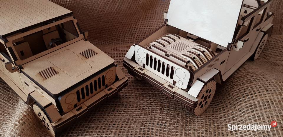 Puzzle 3D pojazd Jeep Łomża