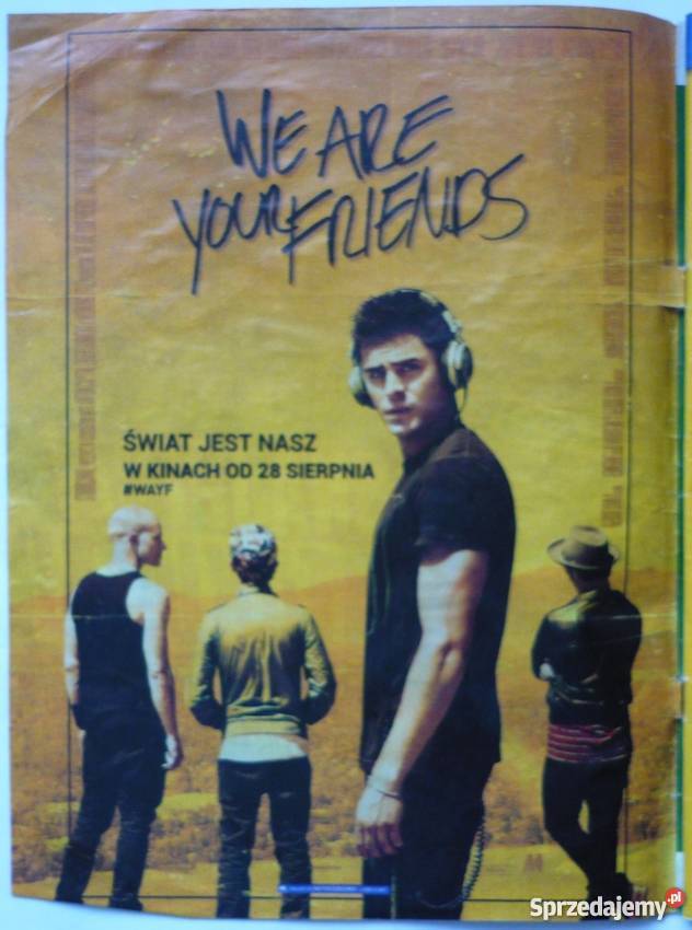 PLAKAT A4 WE ARE YOUR FRIENDS BRAVO SPORT Bydgoszcz sprzedam