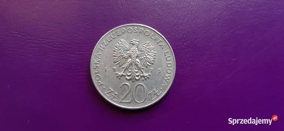 Moneta PRL 20 ZŁOTYCH 1975 Międzynarodowy Pruszków sprzedam