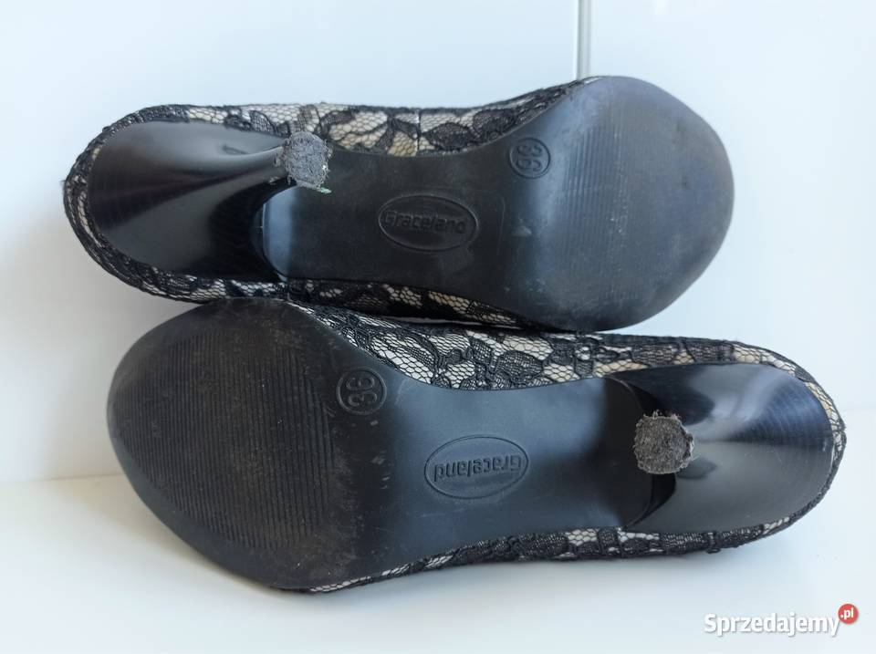 Szpilki czółenka koronka Graceland 36 Katowice