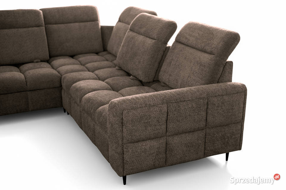 Duży narożnik Velo modne przeszycia ruchome Wrocław