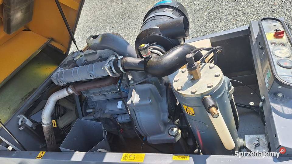 Kompresor Śrubowy Sprężarka ATLAS COPCO XAS 67 Trzebnica