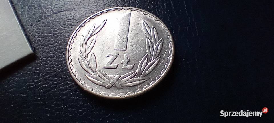 Stare monety 1 złoty 1975 piękna PRL Polska Lesko