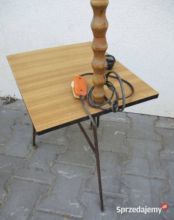 Lampa Podłogowa Gazetnik PRL Nieporęt