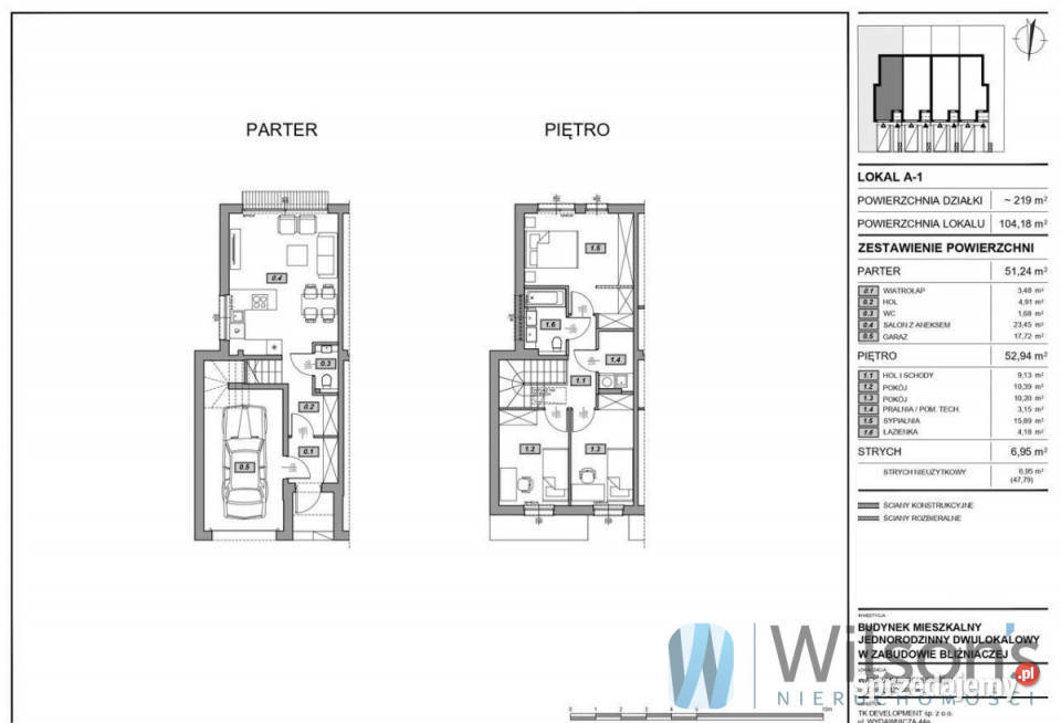 Dom wolnostojący Warszawa 10418m2 2 piętra
