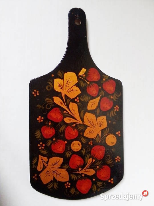 ozdobna rosyjska deska vintage chochłoma Częstochowa