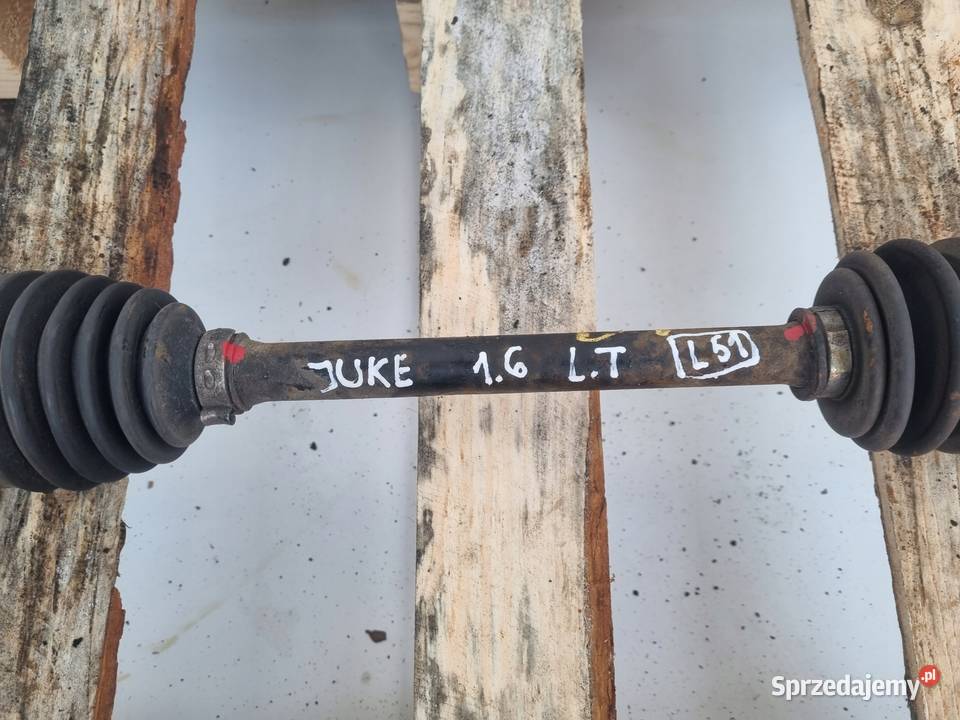 PÓŁOŚ Nissan Juke 16 T turbo LEWA TYLNA półośka