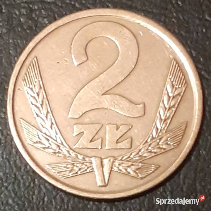 Moneta 2 złote 1981 r z obiegu mazowieckie Warszawa