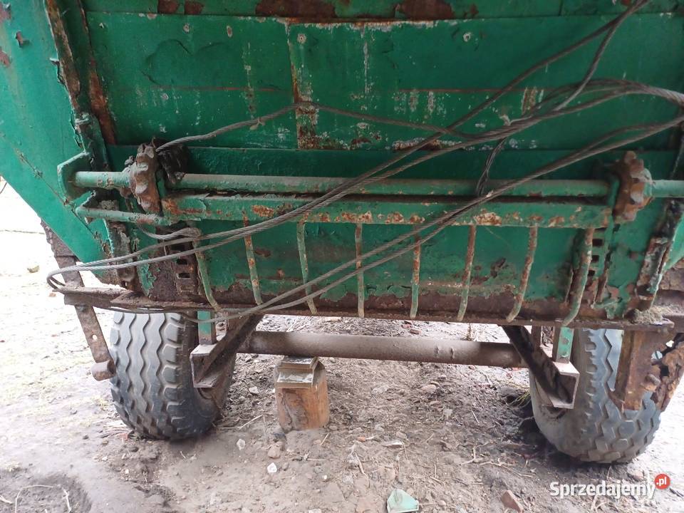 Piaskarka przyczepa uszkodzony Namysłów