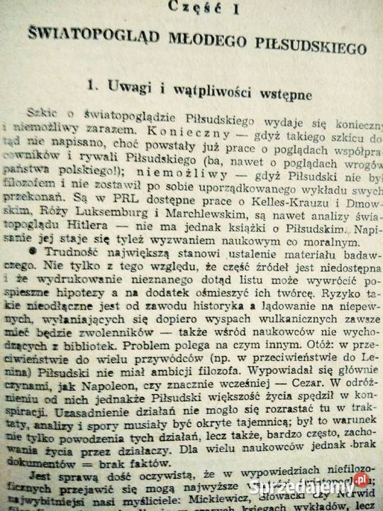 Filozofia czynu o Piłsudskim książka pierwsze Warszawa