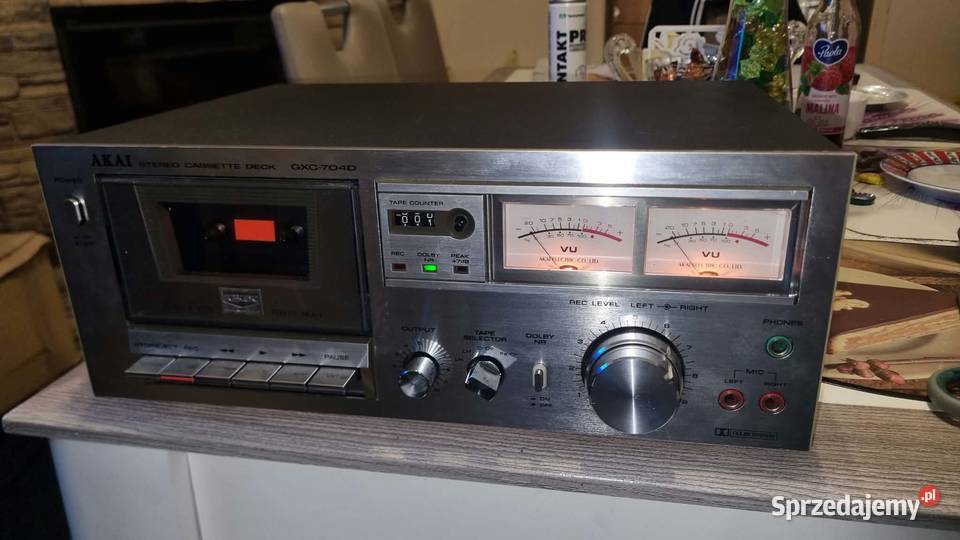 Magnetofon kasetowy Akai GXC704D 2Head Made in łódzkie Warta