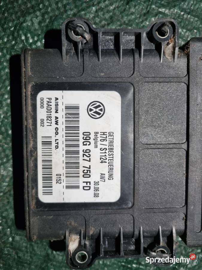 vw tiguan sterownik skrzyni biegów 09G927750FD Skrzynie biegów automatyczne Rakoniewice