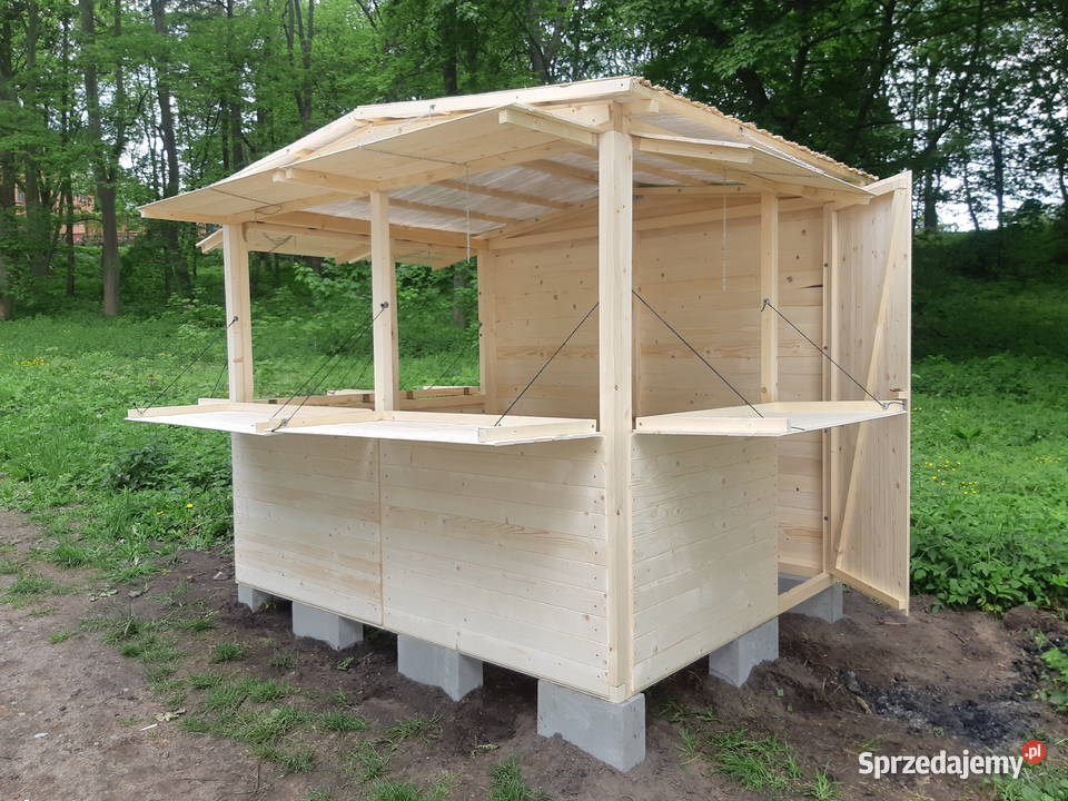 Drewniany domek na jarmark działkę domek Ogród lubelskie Lublin