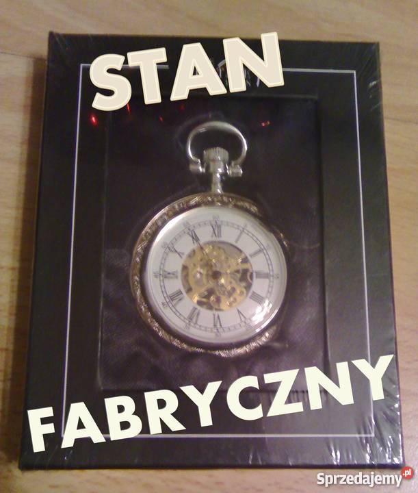 FABRYCZNIE NOWY MECHANICZNY ZEGAREK KIESZONKOWY sprzedam