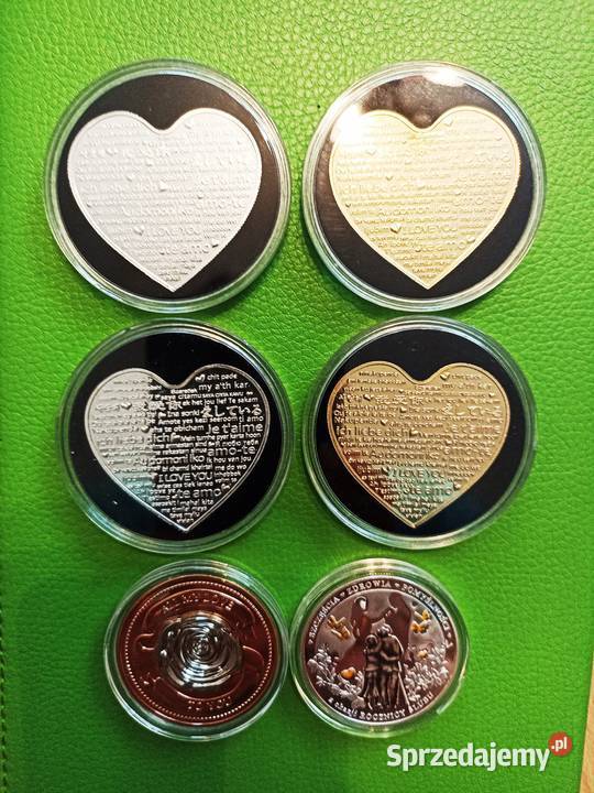 Moneta Medal Ślub Rocznica Ślubu Prezent Wesele Sosnowiec