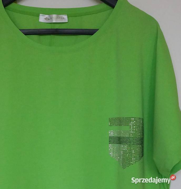 XL 50 Wygodny tshirt bluzka Free Still zielony Gliwice