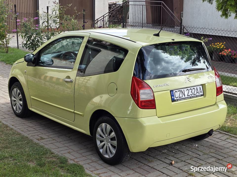 Citroen c2 KlimaisofixBez wkładu nieuszkodzony C2 kujawsko-pomorskie Janowiec Wielkopolski