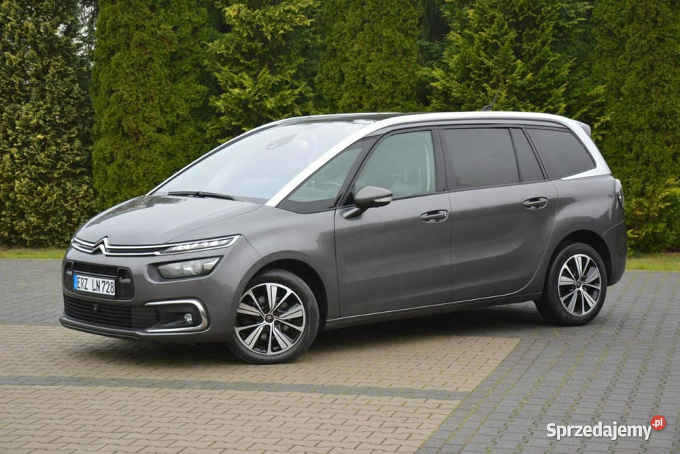 Citroen C4 Grand Picasso 7 Foteli Panorama wielofunkcyjna kierownica Ostrów Mazowiecka