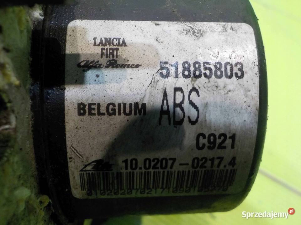 FIAT DOBLO II 13 MJET 10r pompa ABS 51885803 Pompy hamulcowe Suków