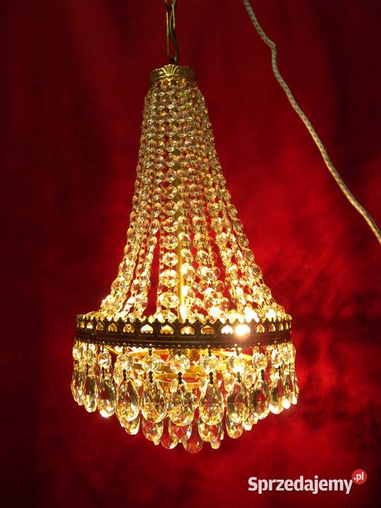 Żyrandol kryształowy Maria Theresa gruszka Katowice sprzedam