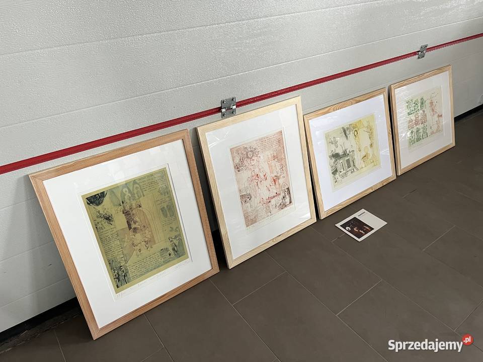 Cztery grafiki węgierskiego artysty Adam Wurtz Wrocław