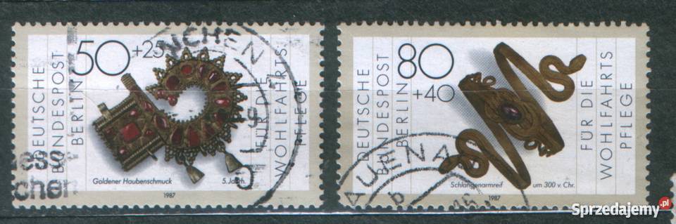 Zn Berlin Mi 789 92 kas 1987 Filatelistyka Gliwice