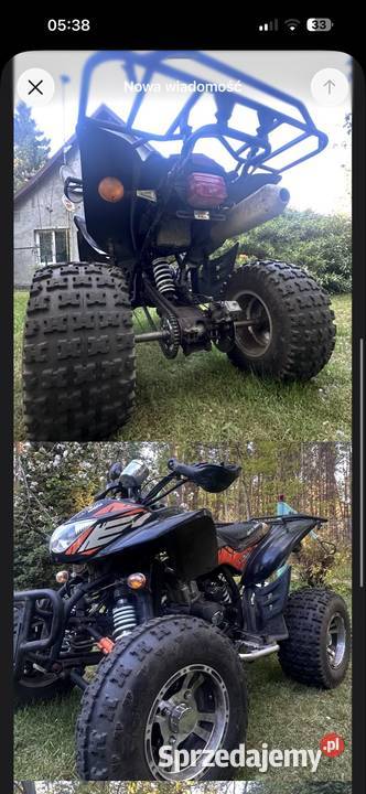 Quad EGL 250 HOMOLOGACJA garażowany Międzyzdroje