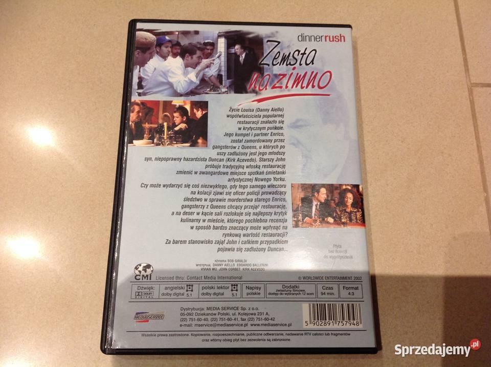 Film DVD ZEMSTA NA ZIMNO DVD
