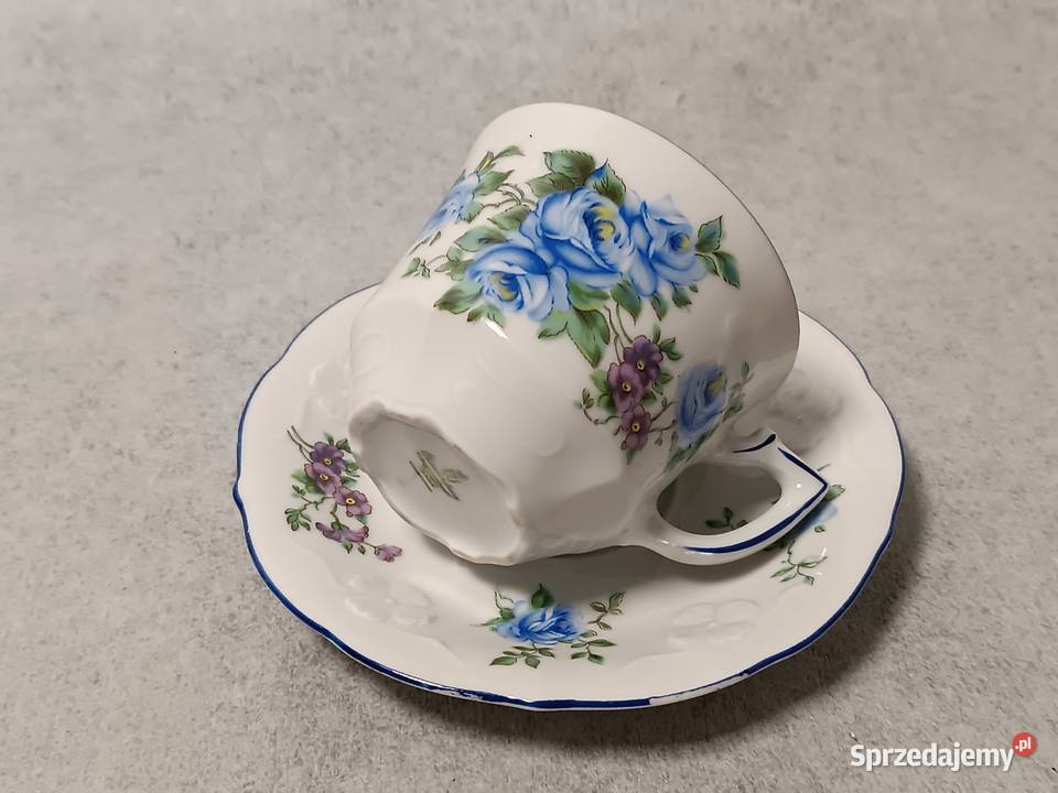 WINTERLING Kolekcjonerska Filiżanka Duet Porcelana i szkło Augustów