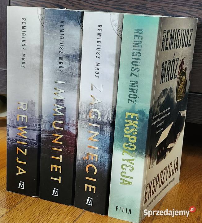 Zestaw 4 książek Remigiusz Mróz Warszawa